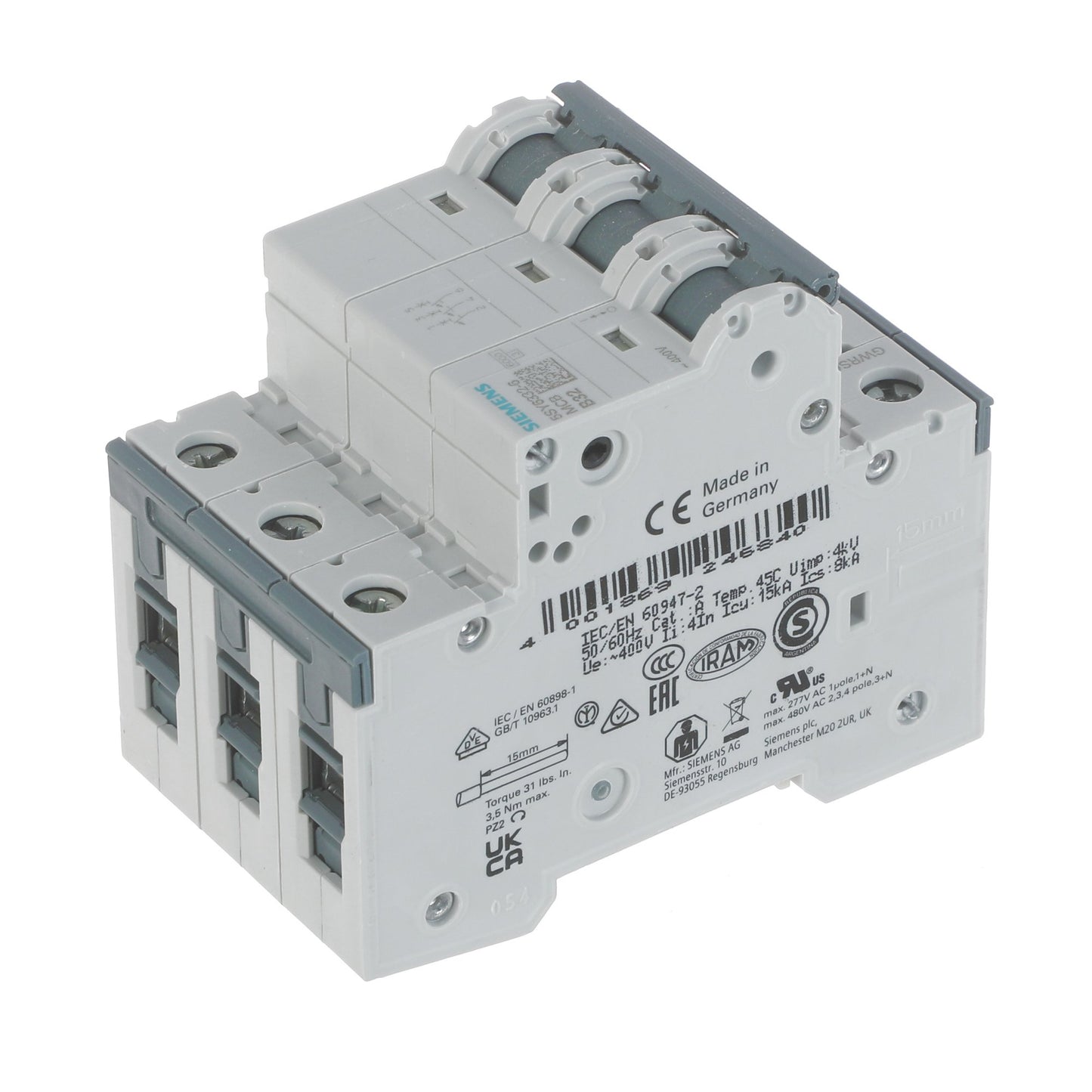Lincat MCB01 3-Pole 32A MCB Switch
